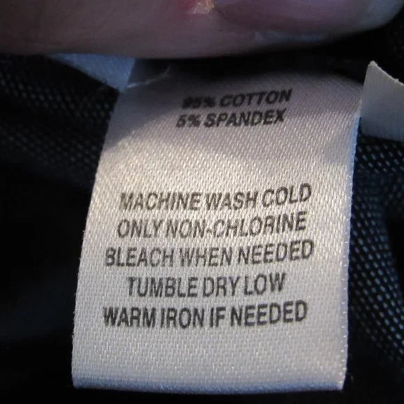 Ann Taylor Loft Womens Grayish/Navy Skirt Size 12 Back and Side Pockets EUC - Picture 4 of 4